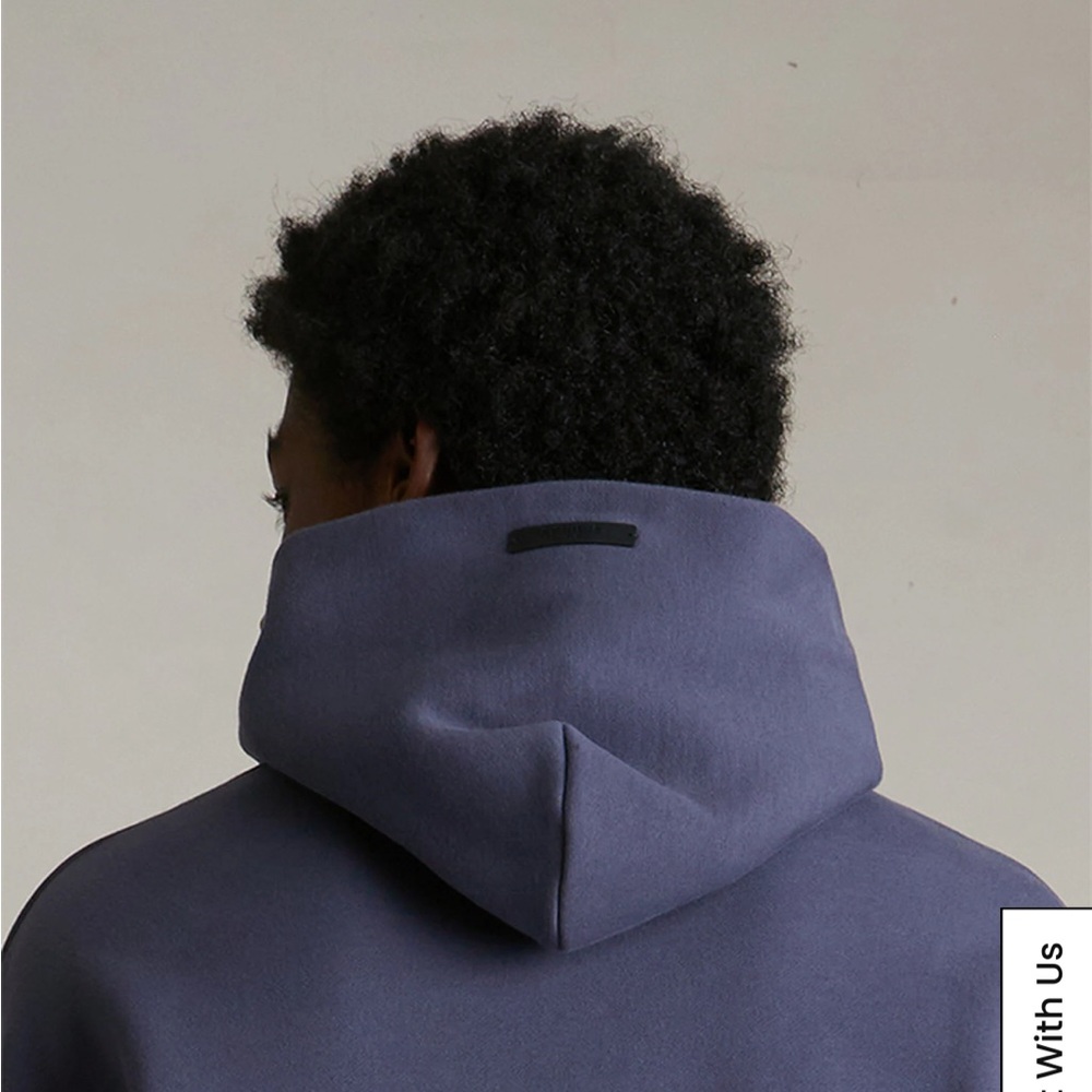 ESSENTIALS Fear of God Essentials Navy Hoodie ✨Authentic✨ - Picture 3 of 6